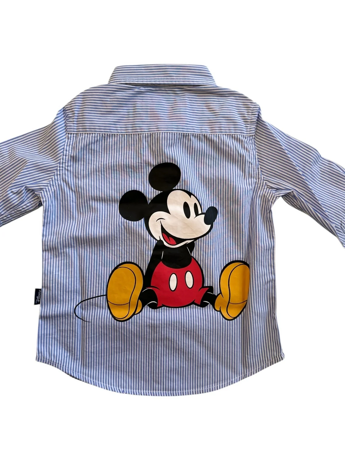 MC2 SAINT BARTH Camicia Bambini e ragazzi  AGNES 03576H COTTON STRIPES MICKEY HAPPY 31 - Image 2