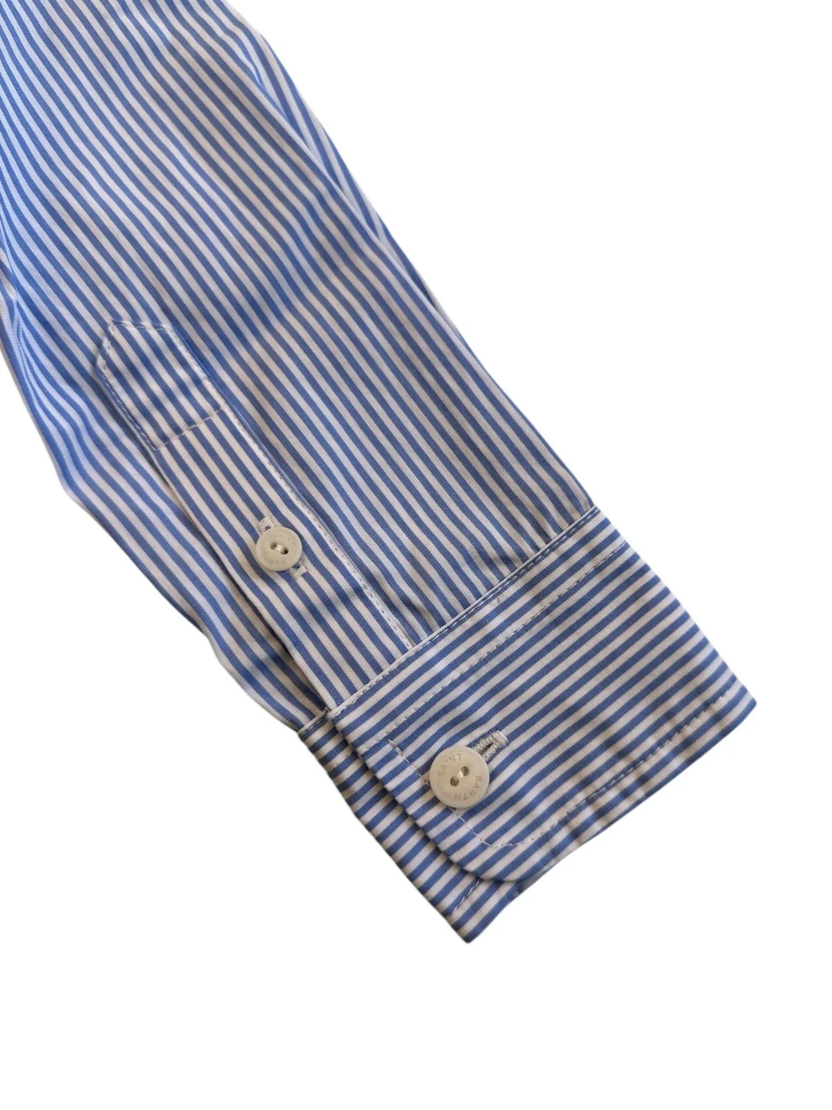 MC2 SAINT BARTH Camicia Bambini e ragazzi  AGNES 03576H COTTON STRIPES MICKEY HAPPY 31 - Image 3