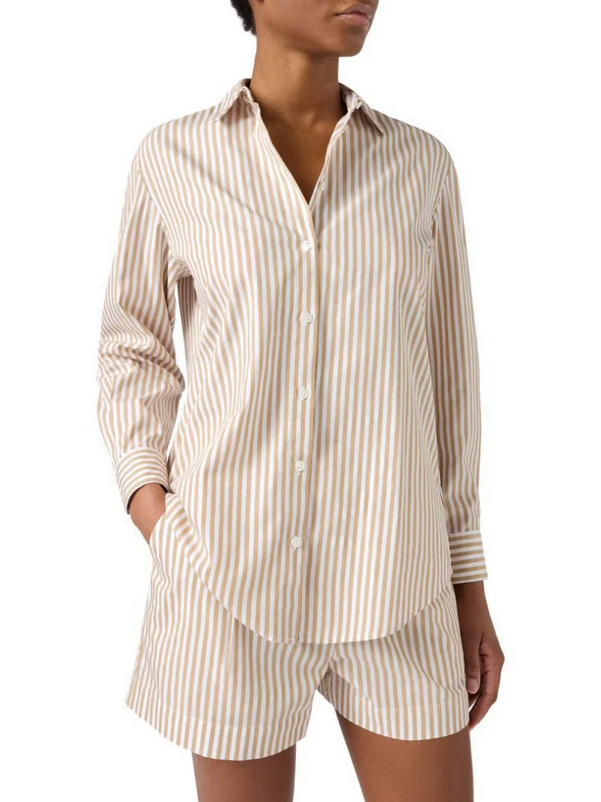 MC2 SAINT BARTH Camicia Donna  BRIGITTE 00724L COTTON SB BEACH STRIPES V 11 EMB - Image 2