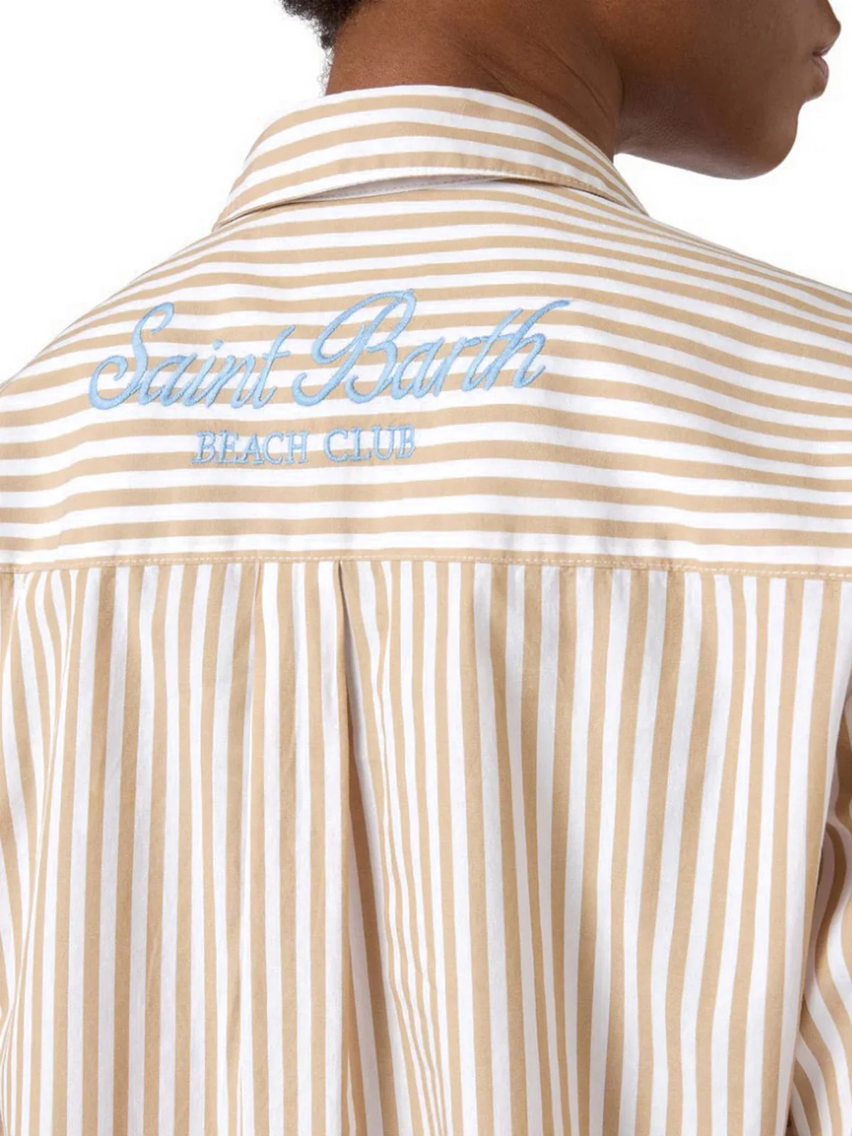 MC2 SAINT BARTH Camicia Donna  BRIGITTE 00724L COTTON SB BEACH STRIPES V 11 EMB - Image 4