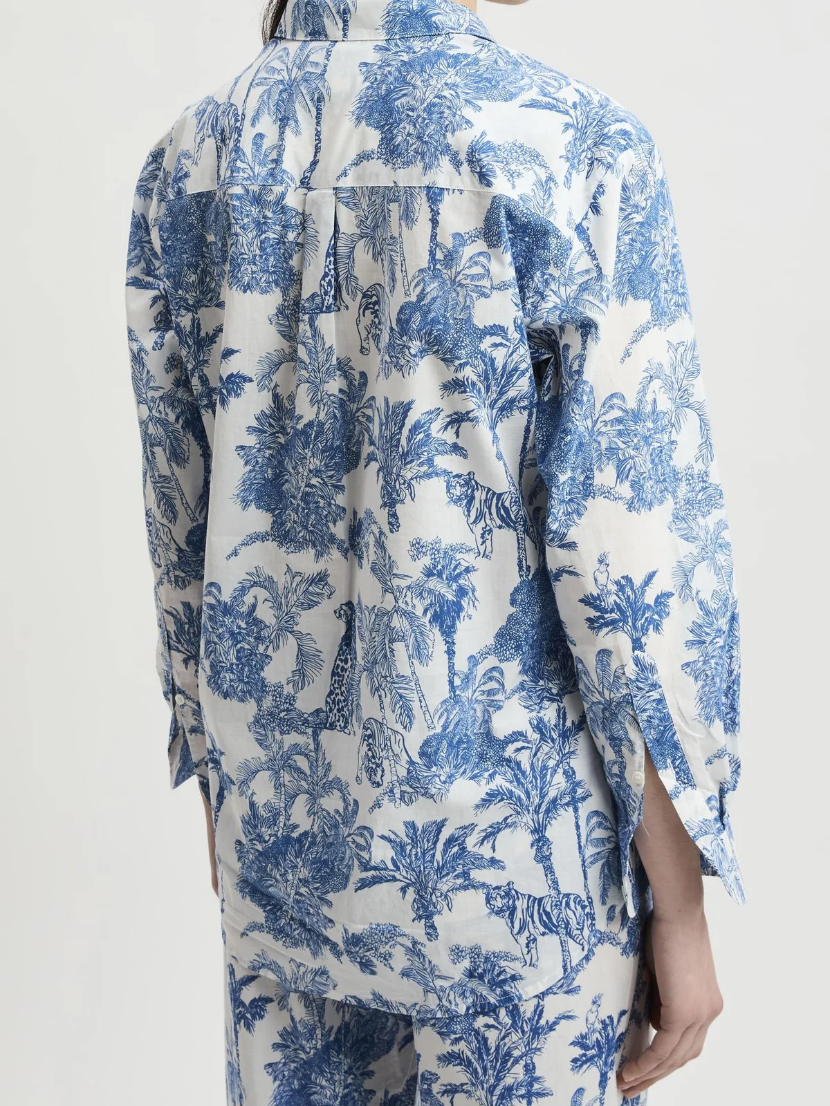 MC2 SAINT BARTH Camicia Donna  BRIGITTE 01288L COTTON JUNGLE OCEANIA 01 - Image 7