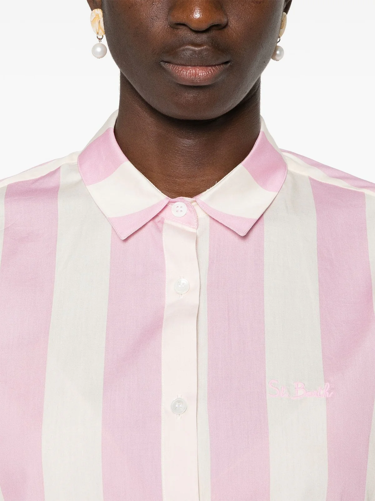 MC2 SAINT BARTH Camicia Donna BRIGITTE 01606F Rosa - Image 4