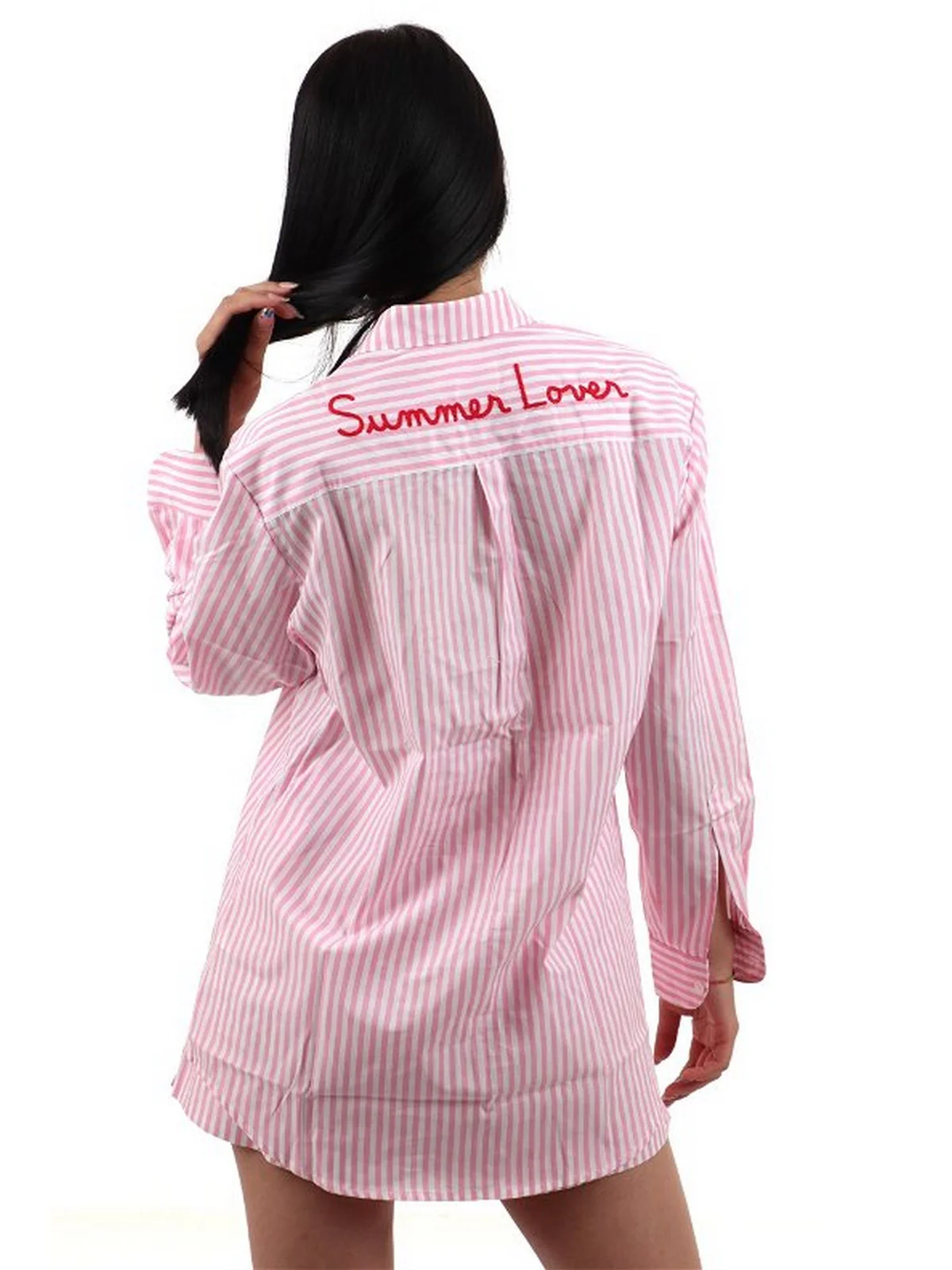 MC2 SAINT BARTH Camicia Donna BRIGITTE 01923F Rosa - Image 3