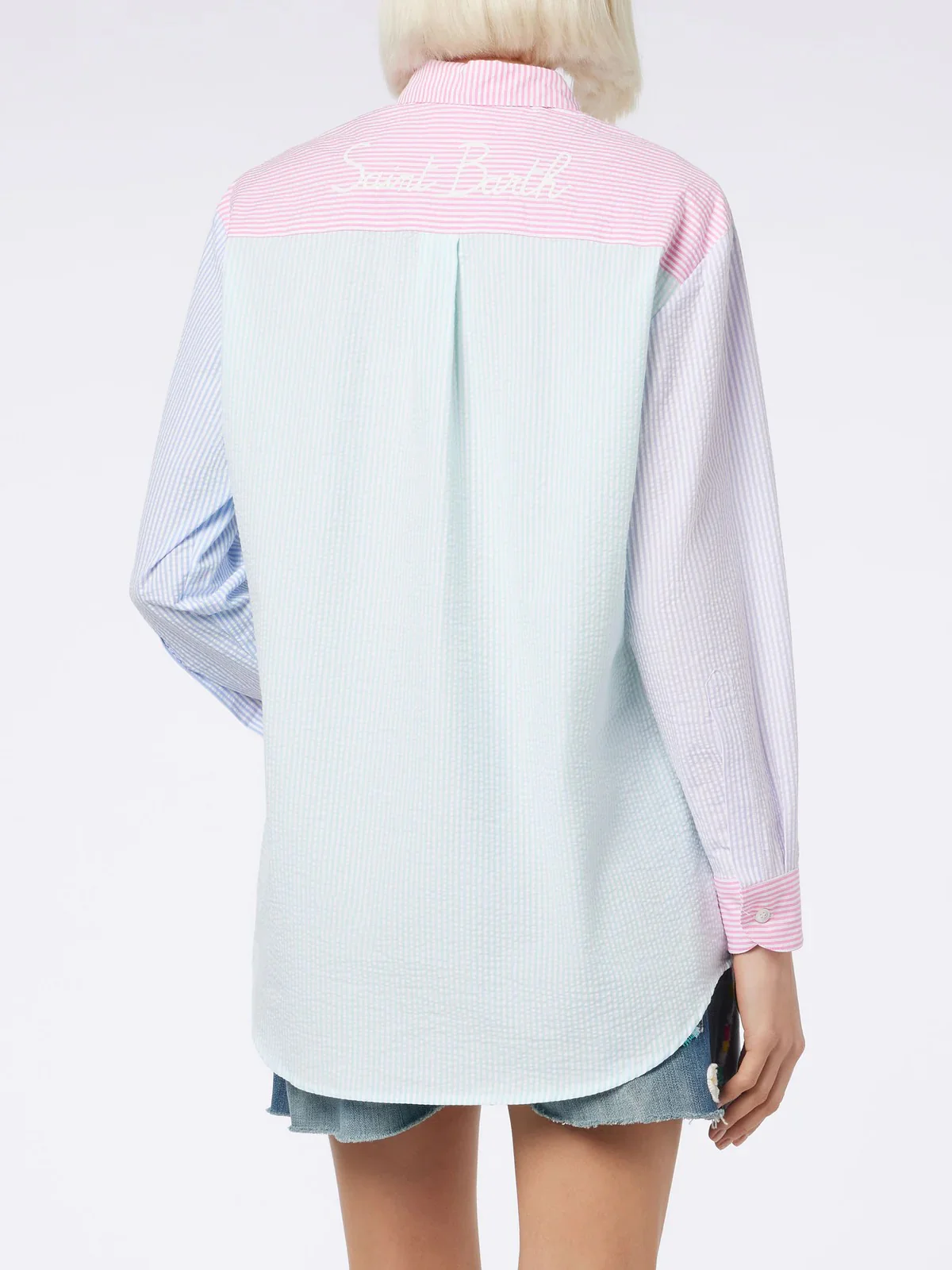 MC2 SAINT BARTH Camicia Donna BRIGITTE 03999F Multicolore - Image 4