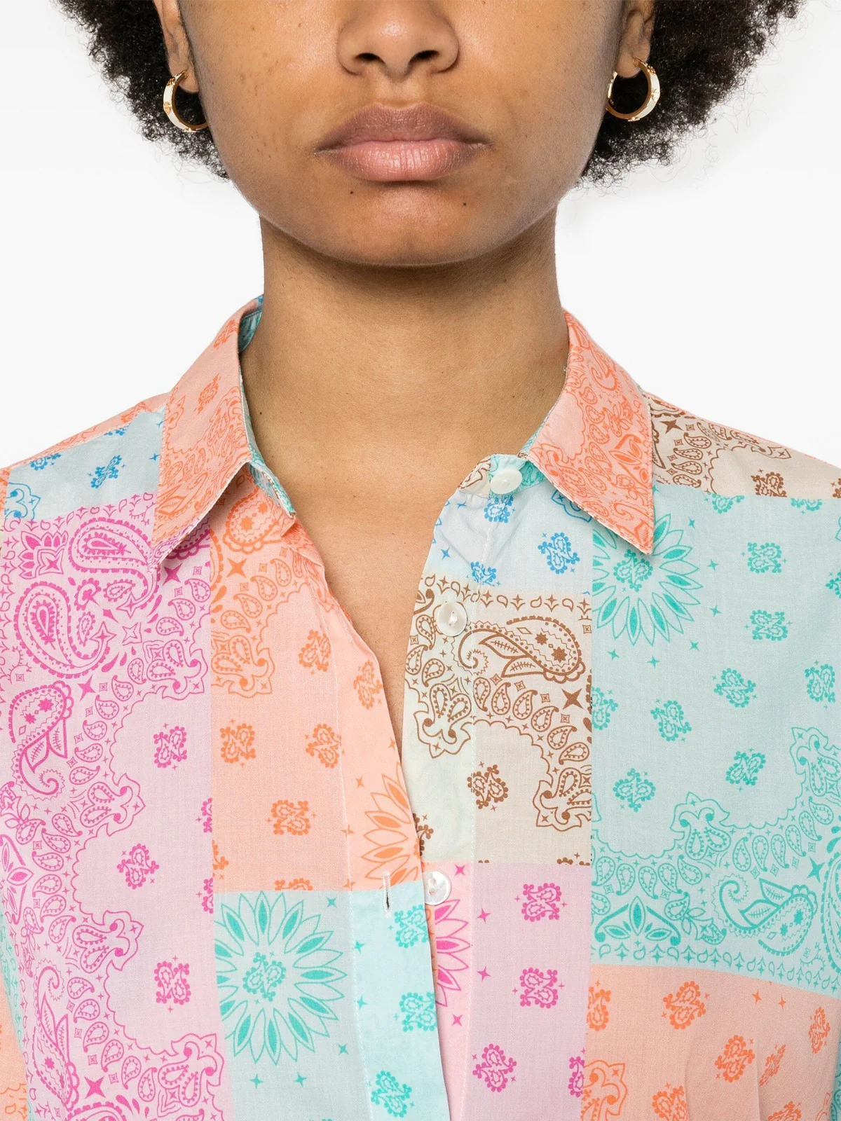 MC2 SAINT BARTH Camicia Donna  BRIGITTE 05012F Multicolore - Image 4
