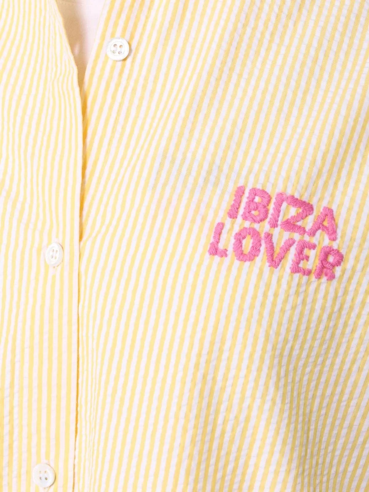 MC2 SAINT BARTH Camicia Donna BRIGITTE EMBRY 03443F Giallo - Image 6