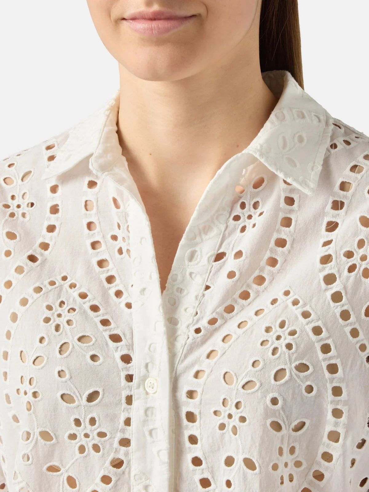 MC2 SAINT BARTH Camicia Donna  CRISTAL 01000L SANGALLO LINEWAVE EMBRY 01 - Image 3