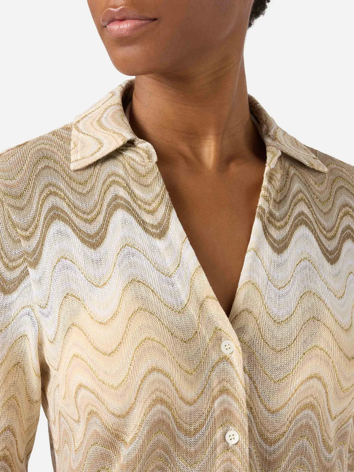 MC2 SAINT BARTH Camicia Donna  JOYS 02022L RACHEL SEA WAVE 11 - Image 4