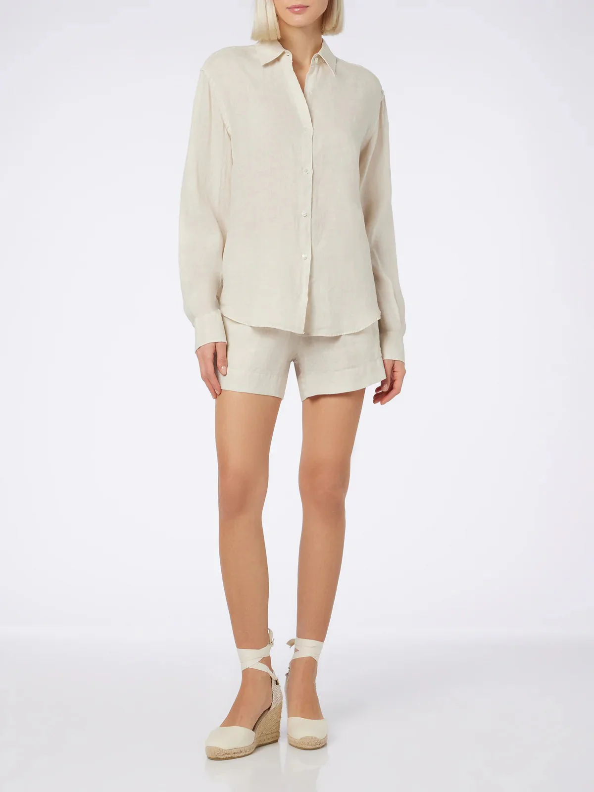 MC2 SAINT BARTH Camicia Donna MEREDITH 00030F Bianco - Image 3