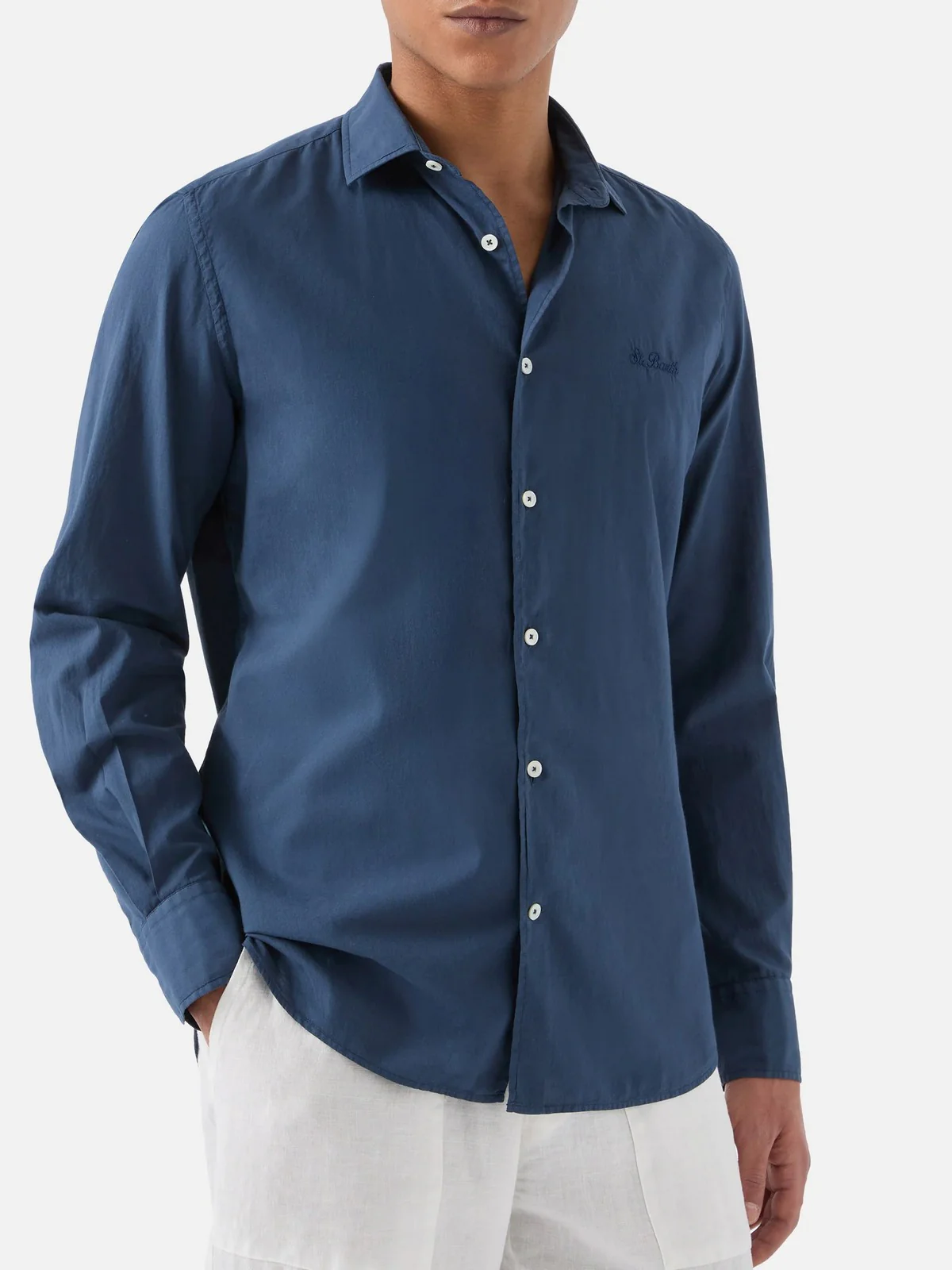 MC2 SAINT BARTH Camicia Uomo  CHEMISE ICE 00097L 61 BLUE NAVY - Image 2