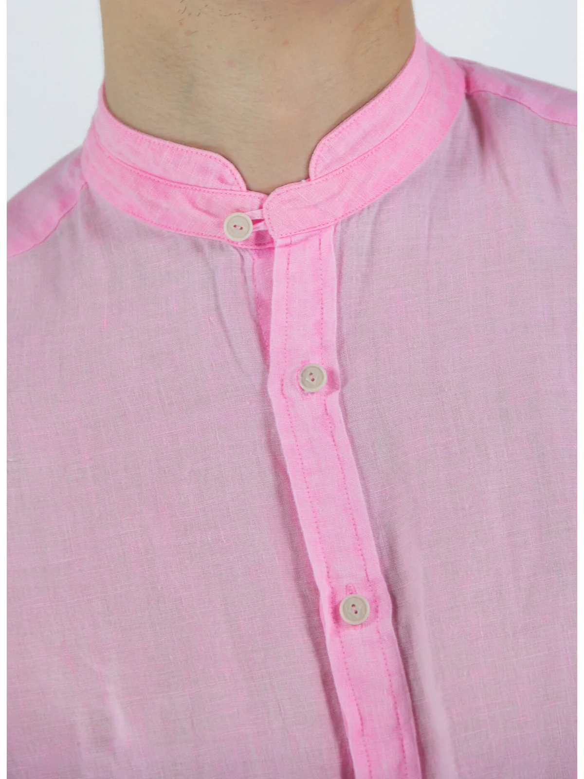 MC2 SAINT BARTH Camicia Uomo KLARKE 00898B Rosa - Image 2