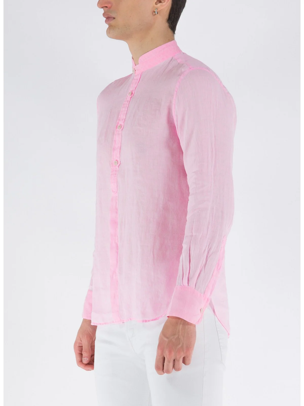 MC2 SAINT BARTH Camicia Uomo KLARKE 00898B Rosa - Image 3