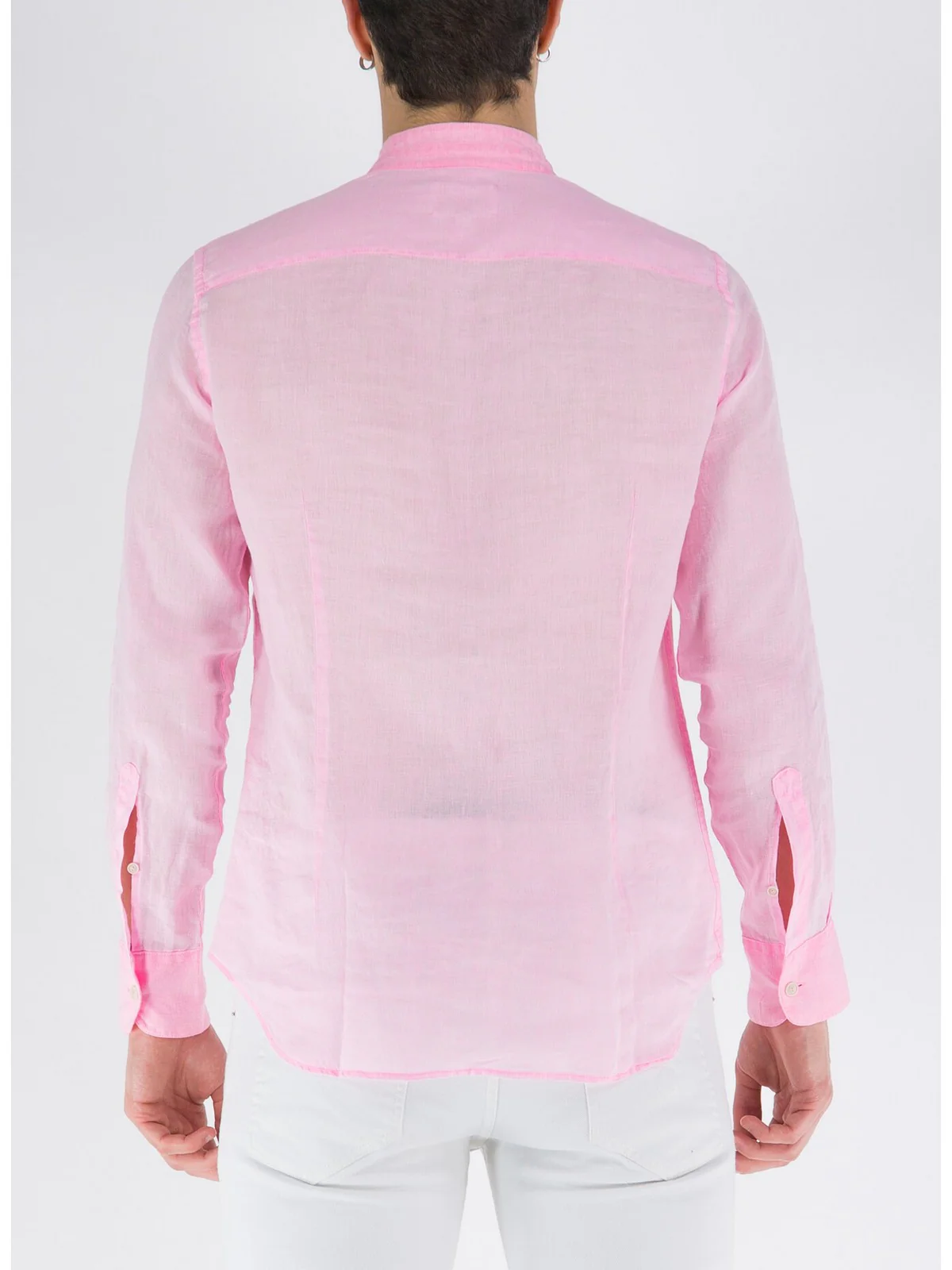 MC2 SAINT BARTH Camicia Uomo KLARKE 00898B Rosa - Image 5