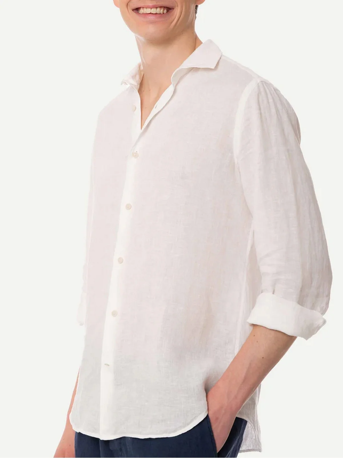 MC2 SAINT BARTH Camicia Uomo KLARKE 00311B Bianco - Image 2