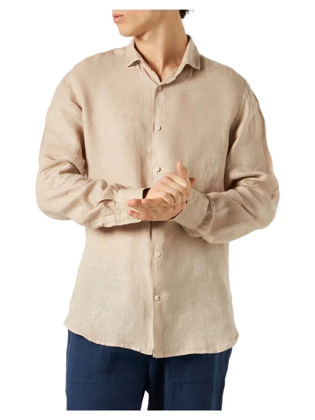 MC2 SAINT BARTH Camicia Uomo  PAMPLONA 00122F Beige - Image 2