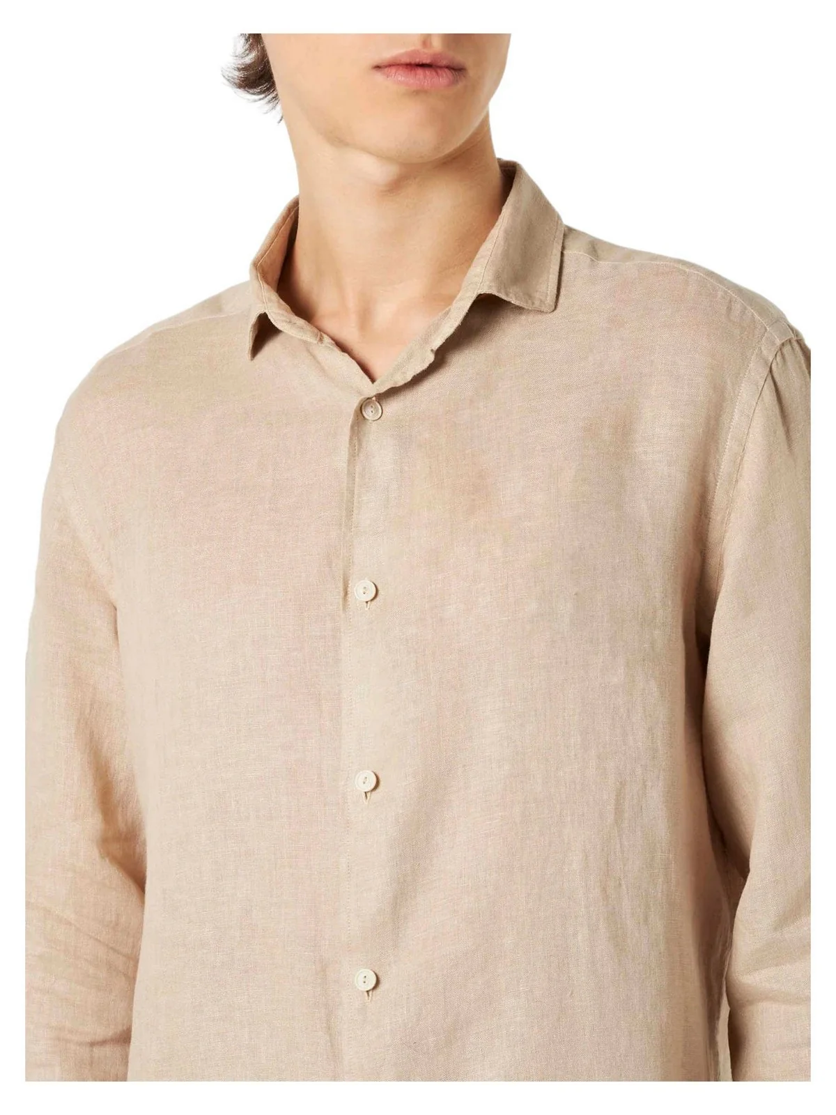 MC2 SAINT BARTH Camicia Uomo  PAMPLONA 00122F Beige - Image 4