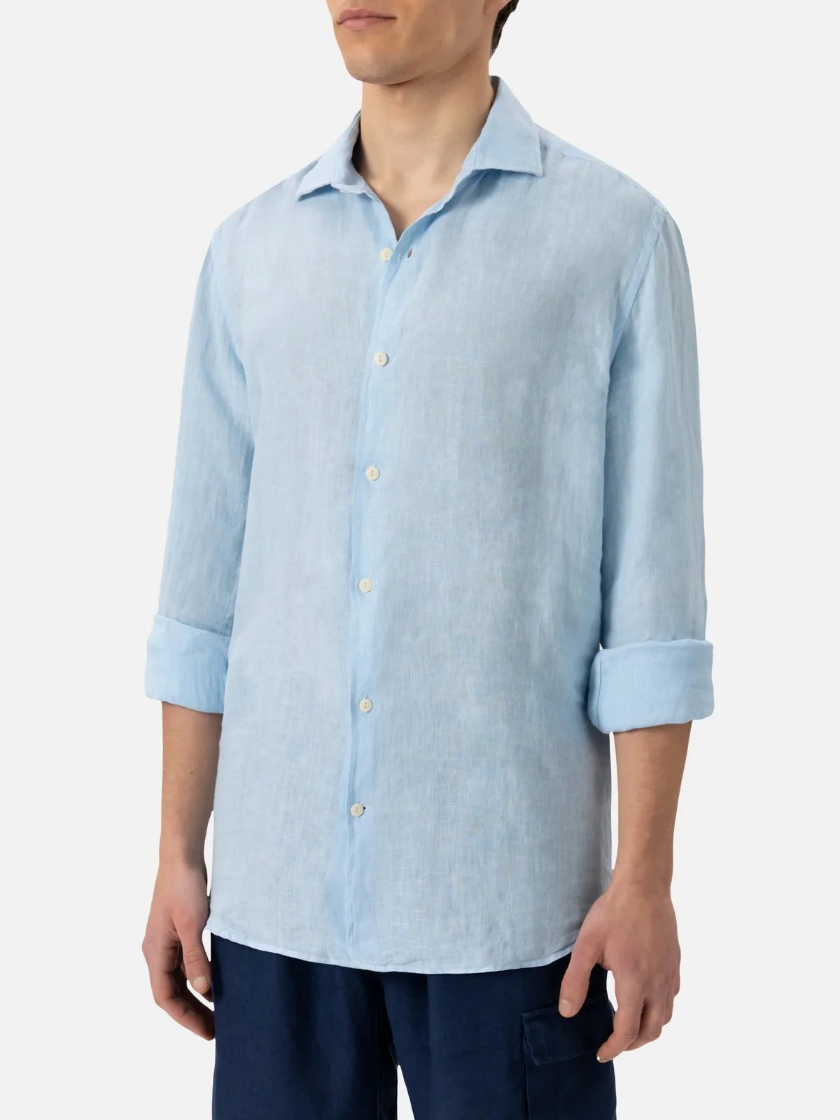 MC2 SAINT BARTH Camicia Uomo  PAMPLONA 00318H Blu - Image 2