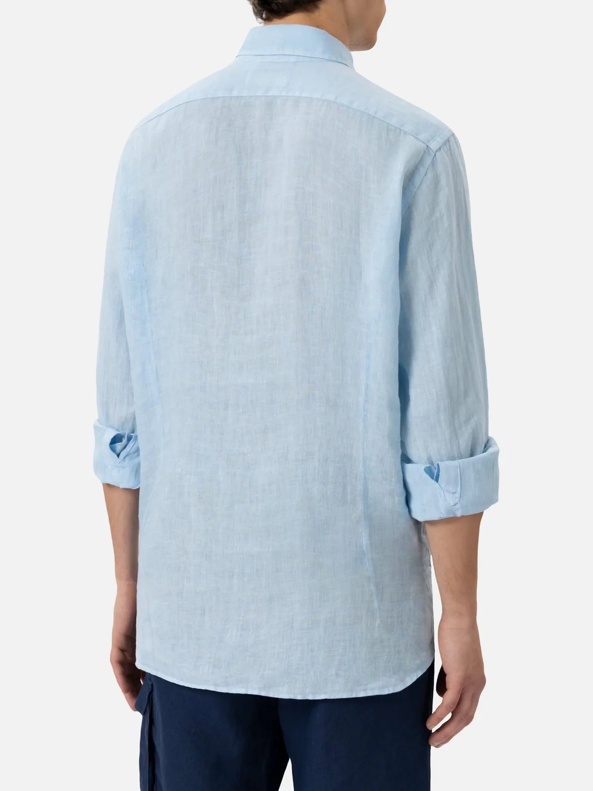 MC2 SAINT BARTH Camicia Uomo  PAMPLONA 00318H Blu - Image 3