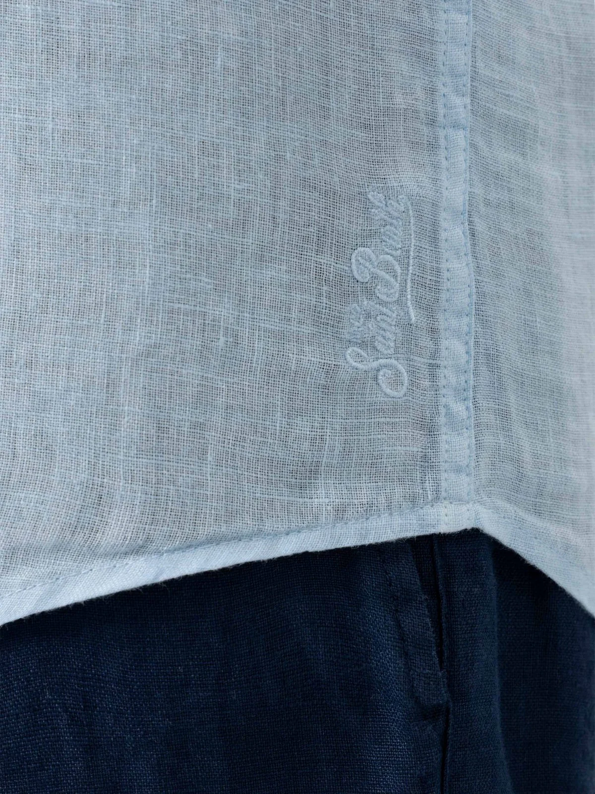 MC2 SAINT BARTH Camicia Uomo  PAMPLONA 00318H Blu - Image 4