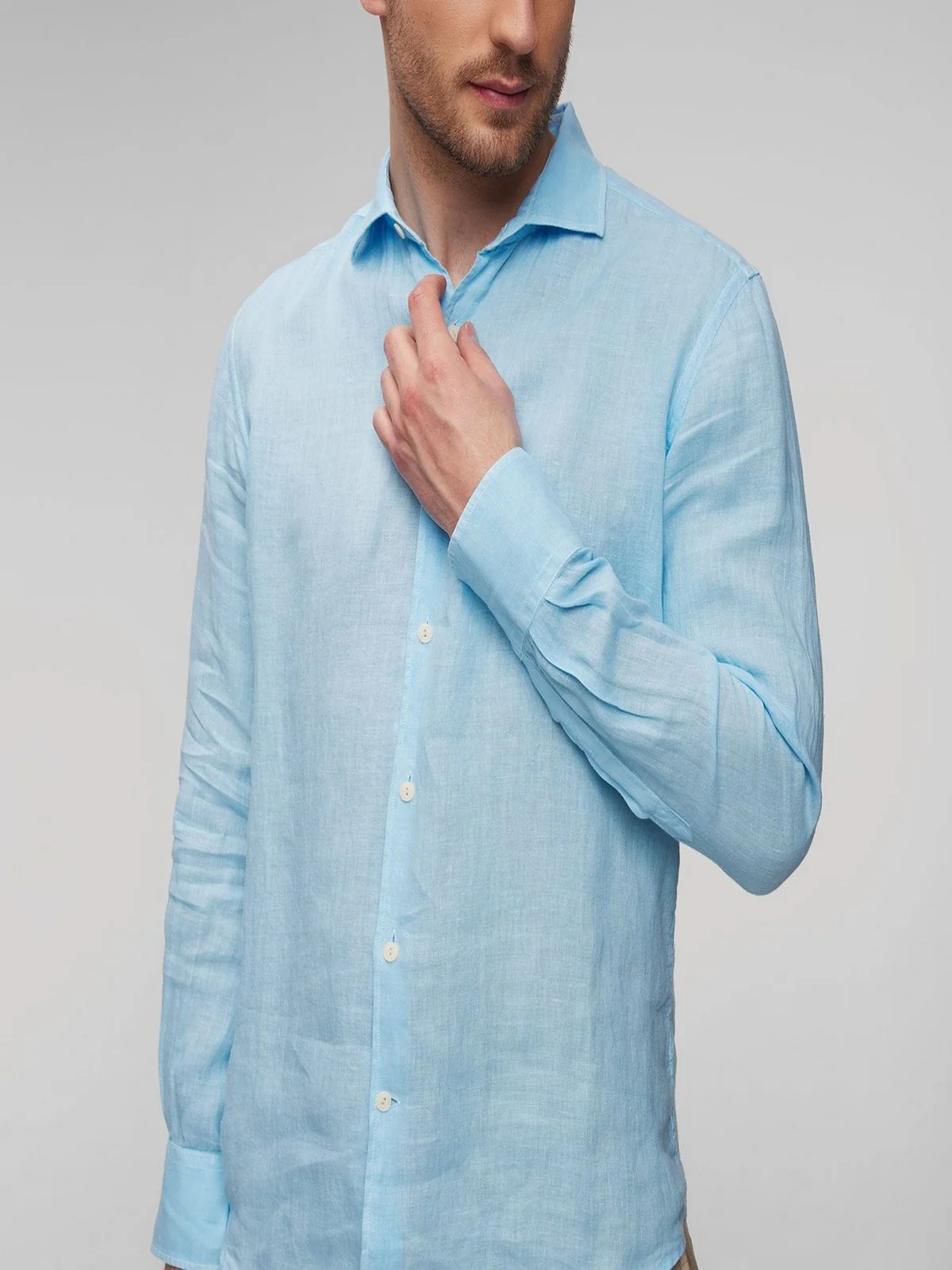 MC2 SAINT BARTH Camicia Uomo PAMPLONA 00850F Blu - Image 2