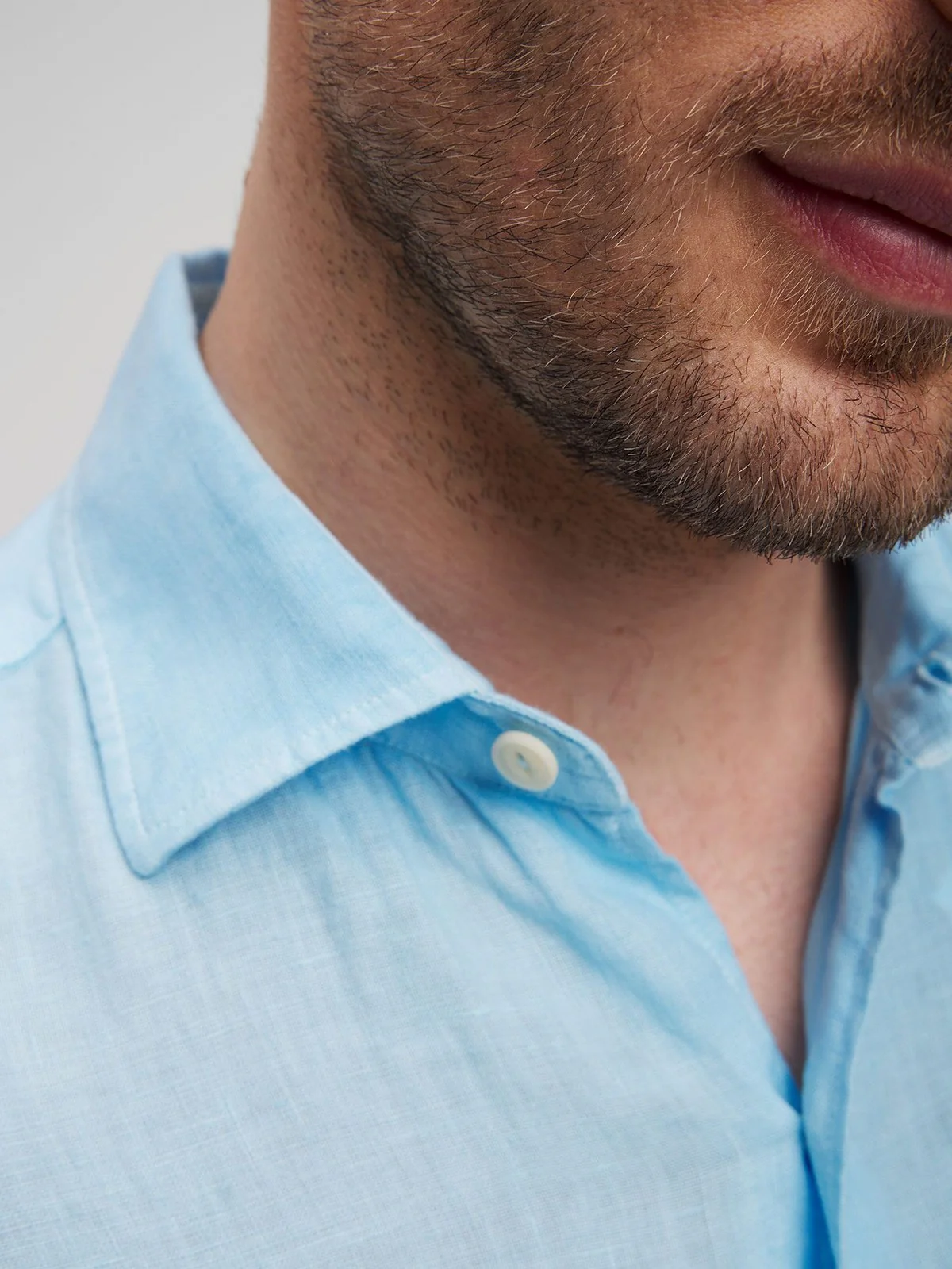 MC2 SAINT BARTH Camicia Uomo PAMPLONA 00850F Blu - Image 4