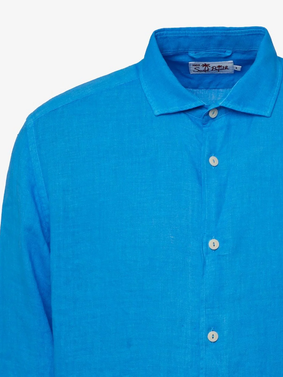 MC2 SAINT BARTH Camicia Uomo PAMPLONA 01307F Blu - Image 3