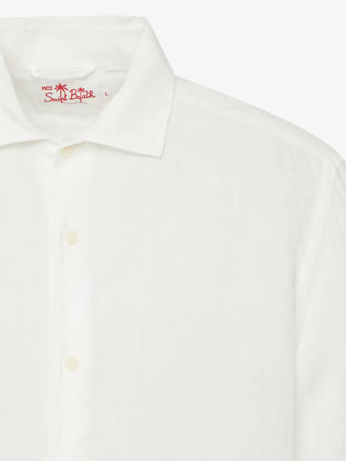 MC2 SAINT BARTH Camicia Uomo  PAMPLONA 01520F Bianco - Image 3