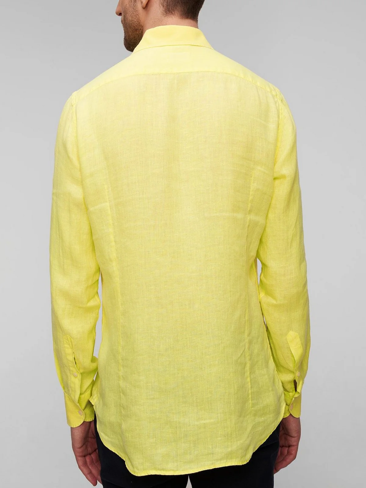 MC2 SAINT BARTH Camicia Uomo PAMPLONA 01574F Giallo - Image 4