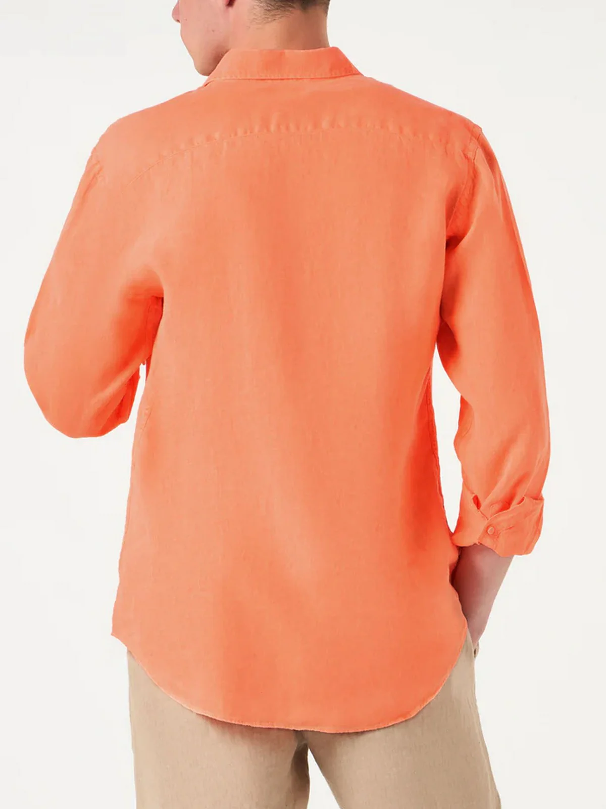 MC2 SAINT BARTH Camicia Uomo  PAMPLONA 03763F Arancione - Image 4