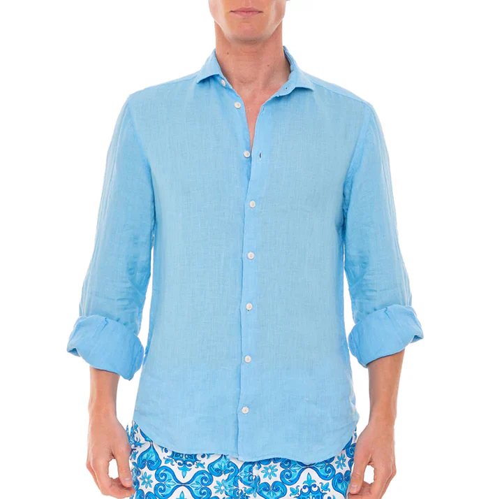 MC2 SAINT BARTH Camicia Uomo  PAMPLONA Blu - Image 2
