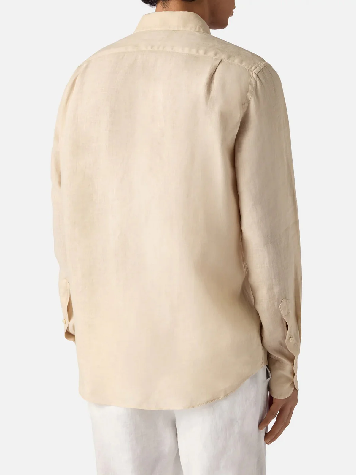 MC2 SAINT BARTH Camicia Uomo  RAPHAEL 01139L LINEN 11 BEIGE - Image 4