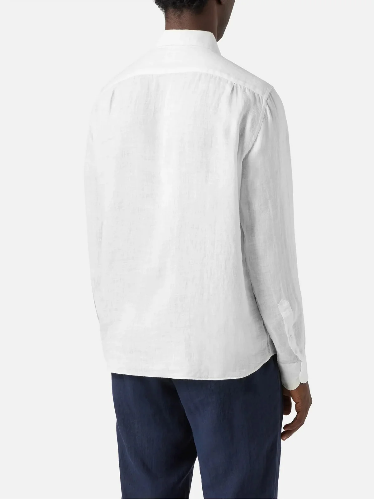 MC2 SAINT BARTH Camicia Uomo RAPHAEL 01457L LINEN 01 WHITE - Image 3