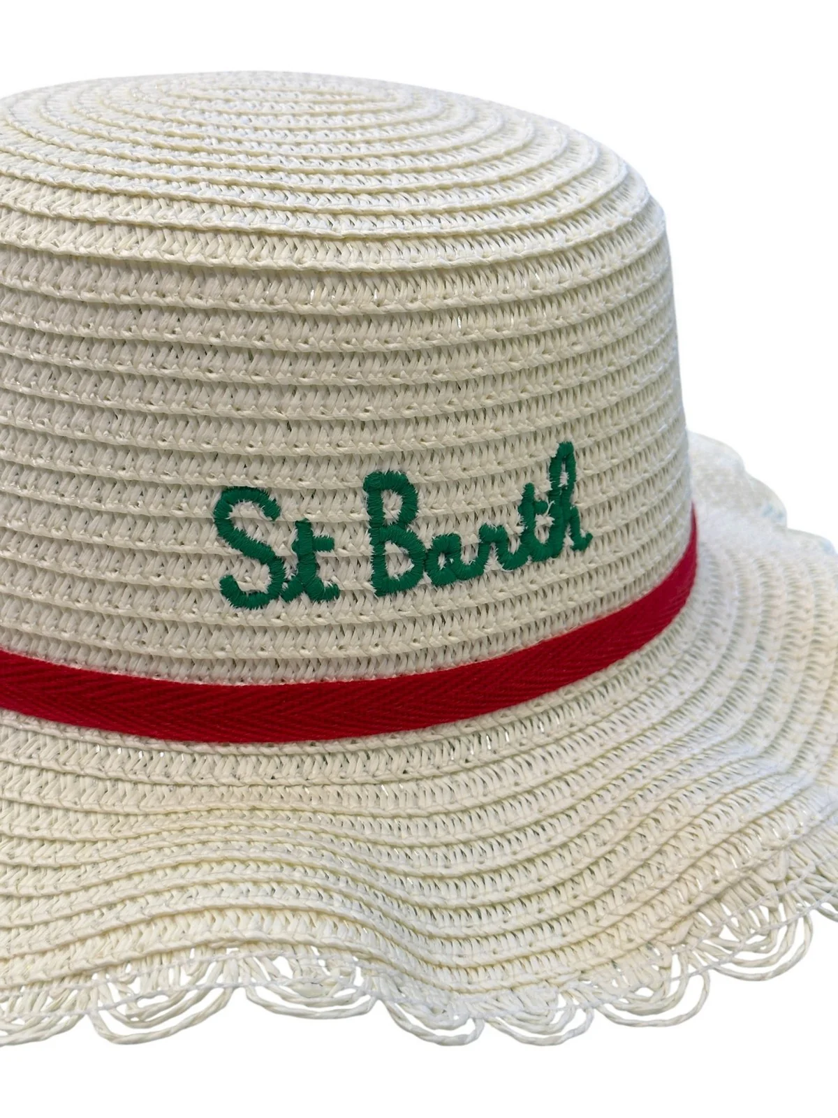 MC2 SAINT BARTH Cappello Bambine e ragazze  GENNY HAT 03823H STRAW 10 STRAWBERRY PATCH EMB - Image 3