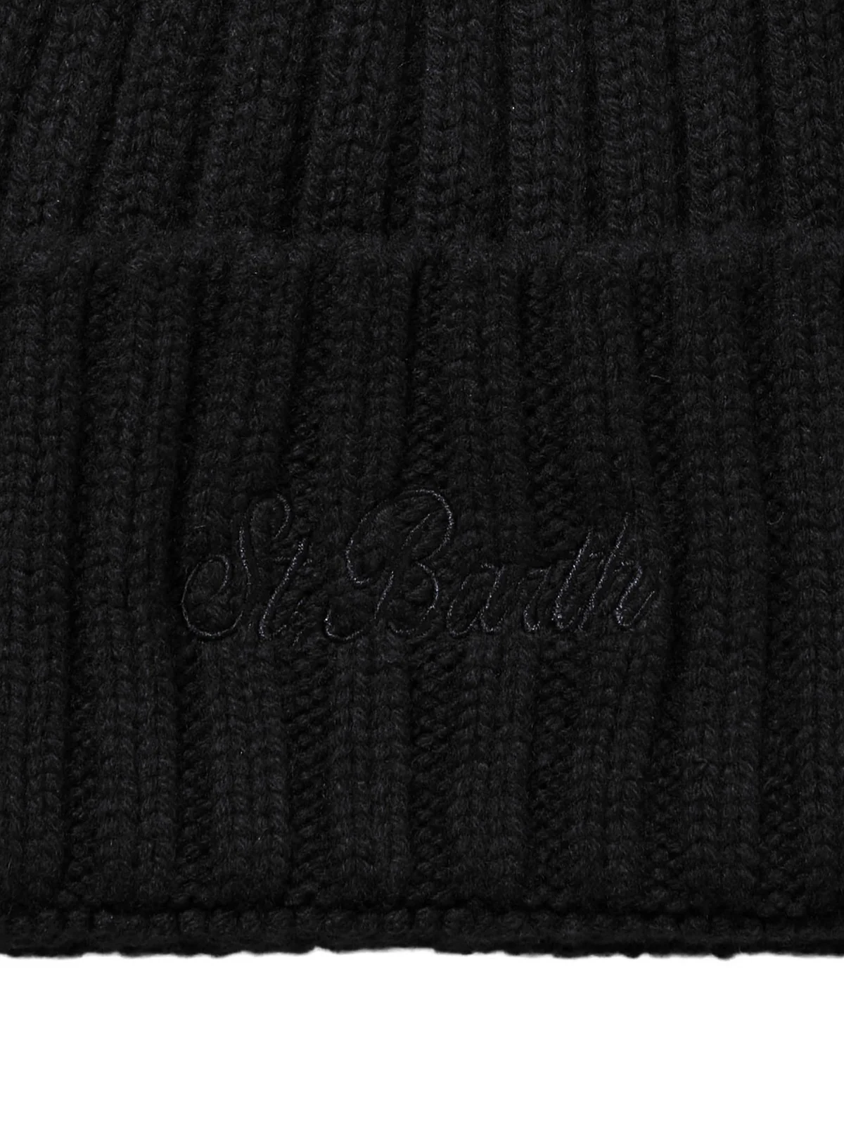 MC2 SAINT BARTH Cappello Bambini e ragazzi  WENGEN JR WOOL 00037I 00 BLACK - Image 3