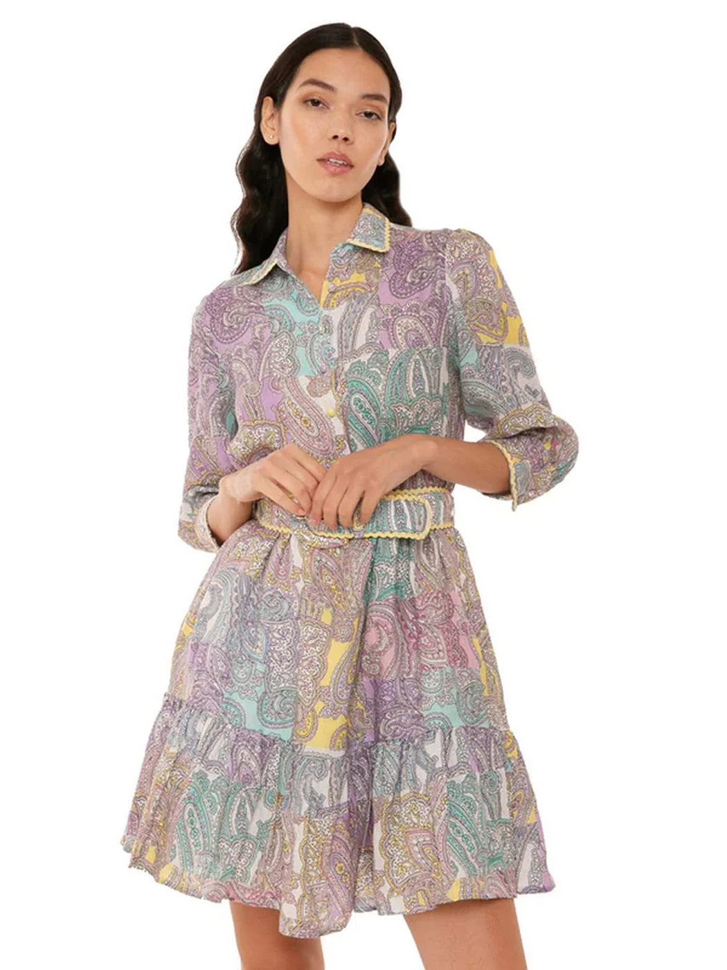 MC2 SAINT BARTH Copricostume Donna  DAISI LINEN 01707B Multicolore - Image 3