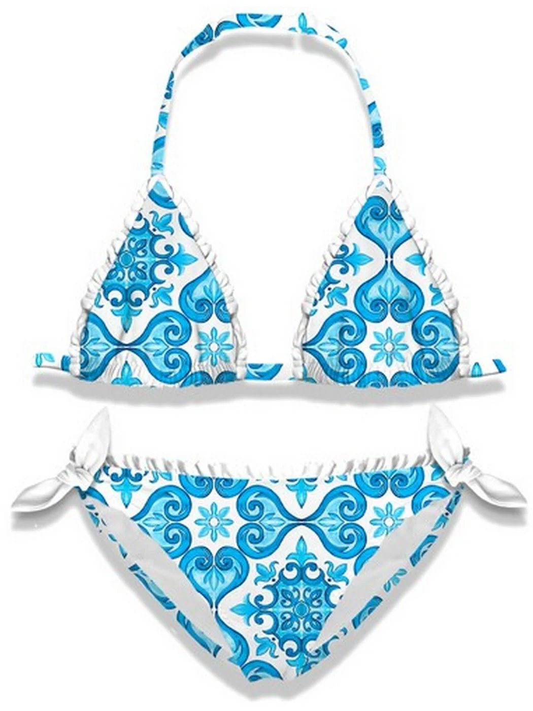 MC2 SAINT BARTH Costume da bagno Bambine e ragazze Bikini HONEY 01189B Bianco