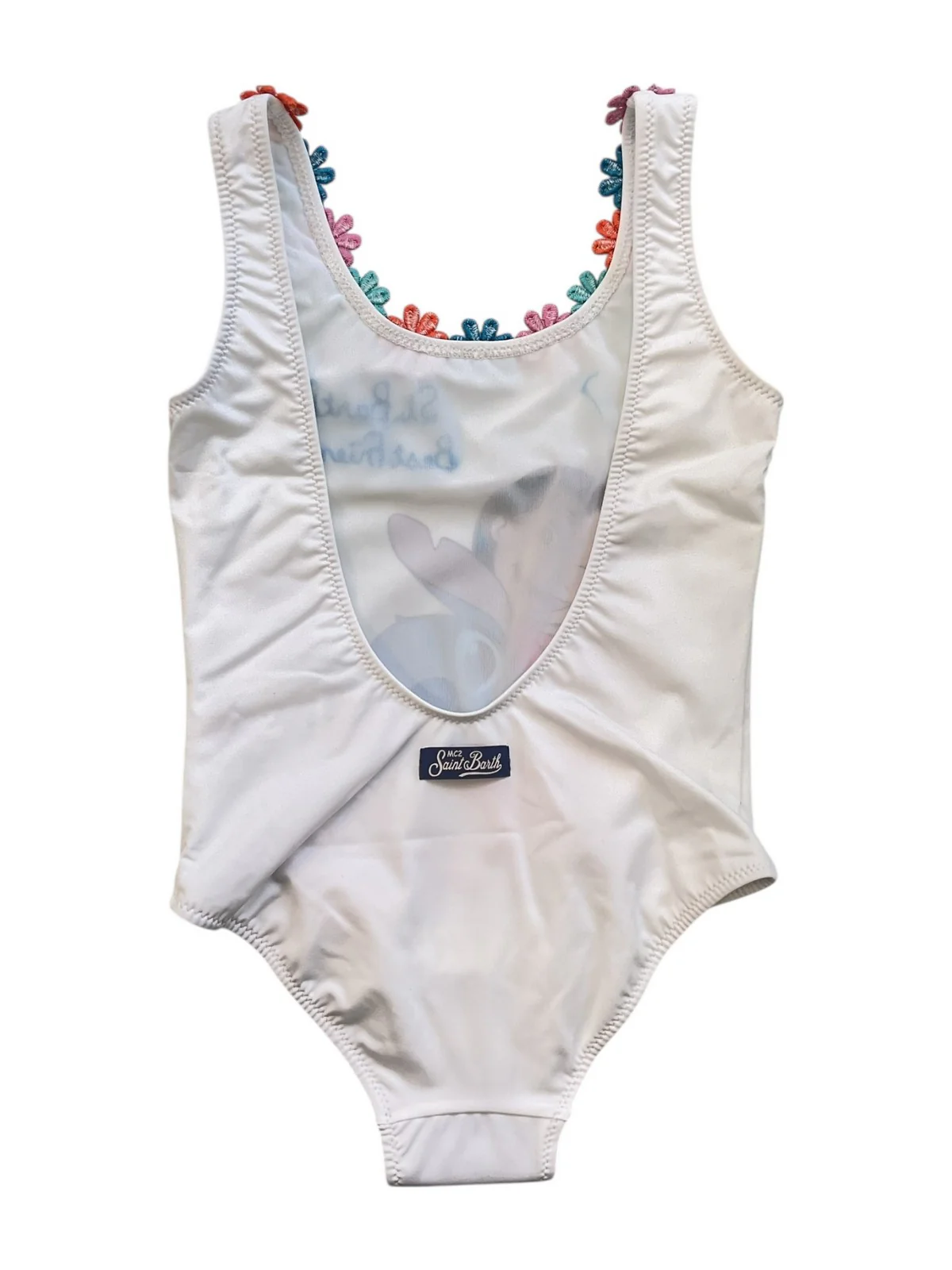 MC2 SAINT BARTH Costume da bagno Bambine e ragazze  CARA 03144L STITCH SB FRIENDS 01 FLOWERS EMB - Image 3