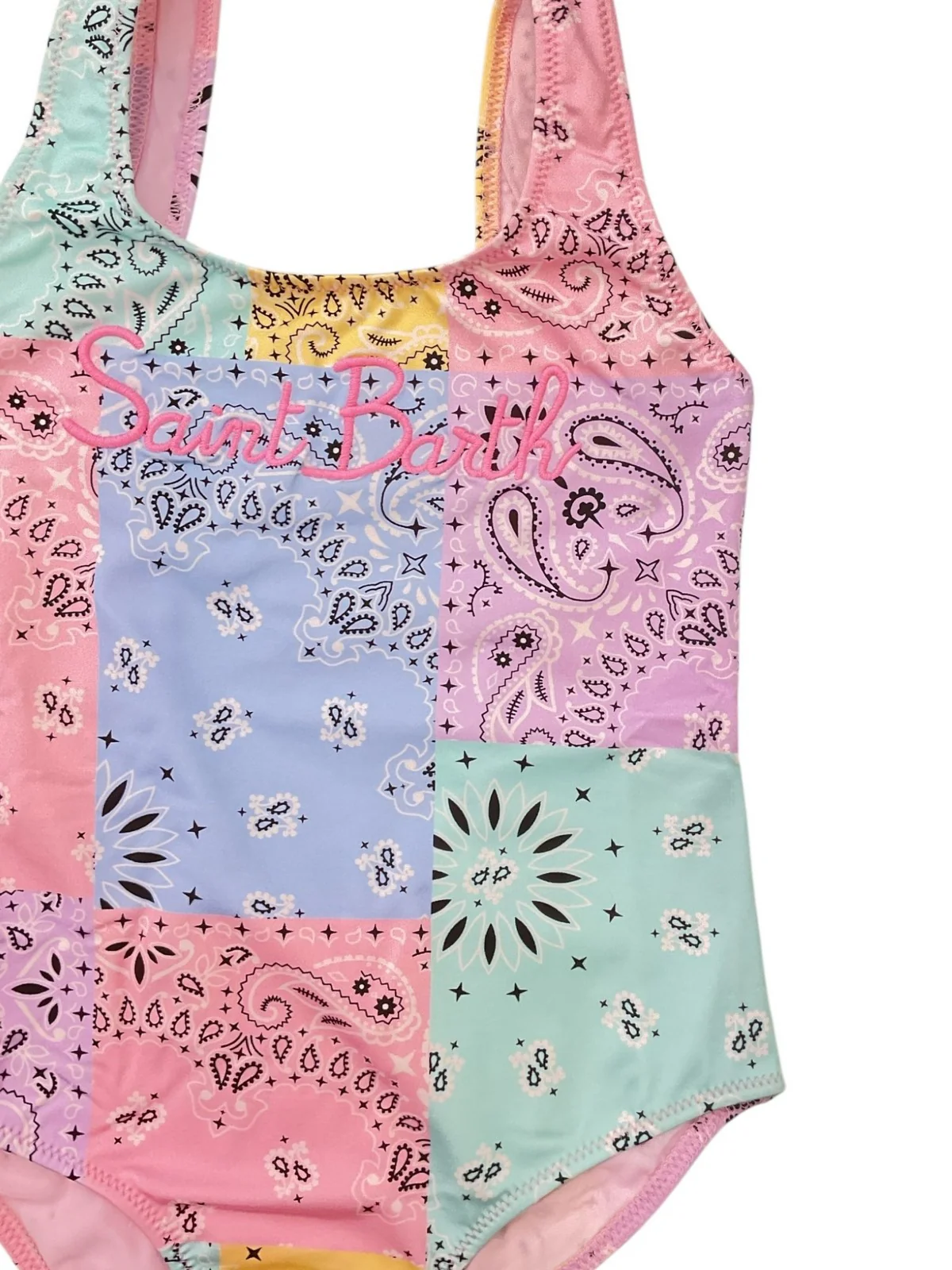 MC2 SAINT BARTH Costume da bagno Bambine e ragazze  CARA 03517L BANDANNA ROUND COLOR EMB - Image 2