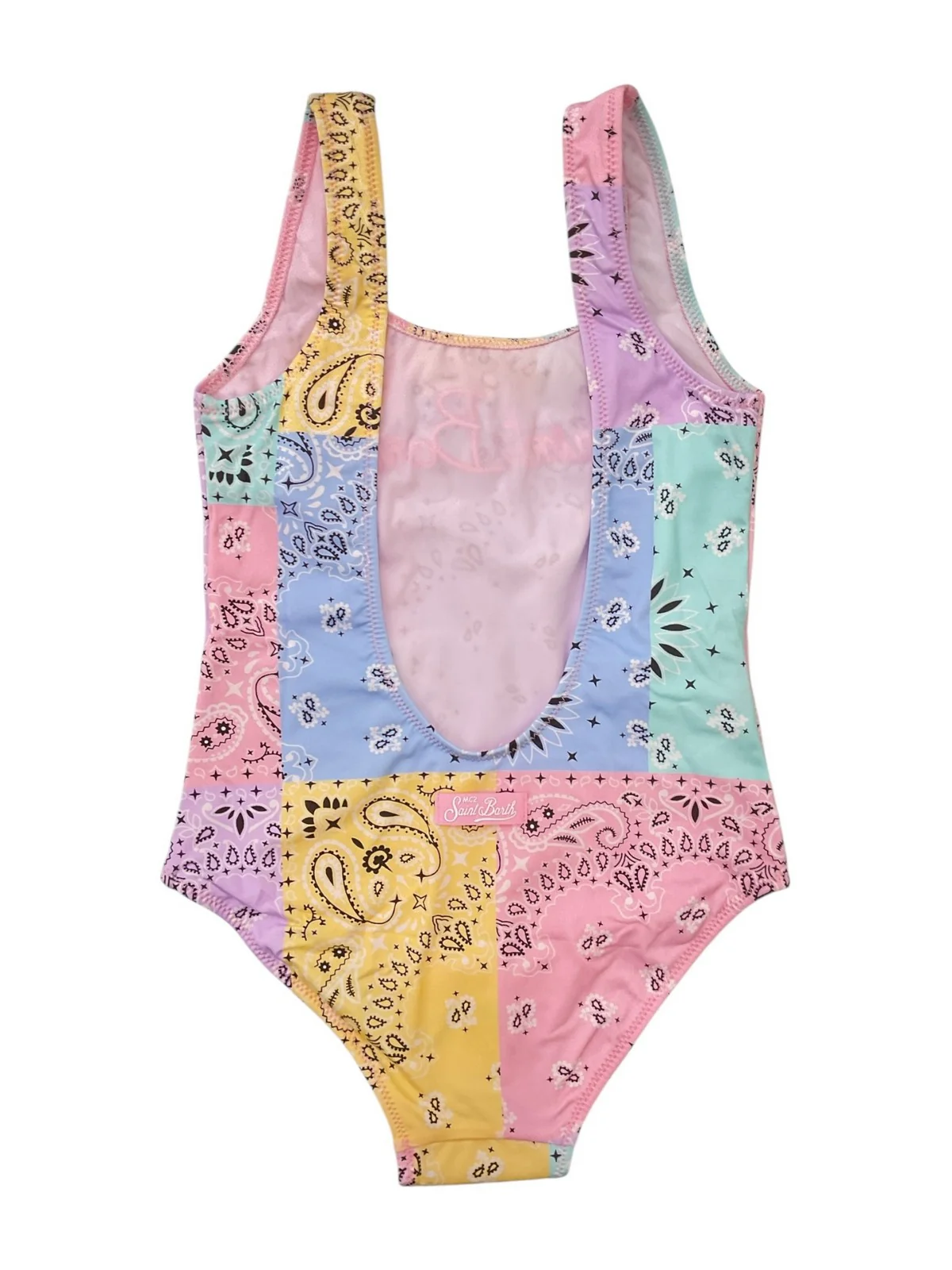 MC2 SAINT BARTH Costume da bagno Bambine e ragazze  CARA 03517L BANDANNA ROUND COLOR EMB - Image 3