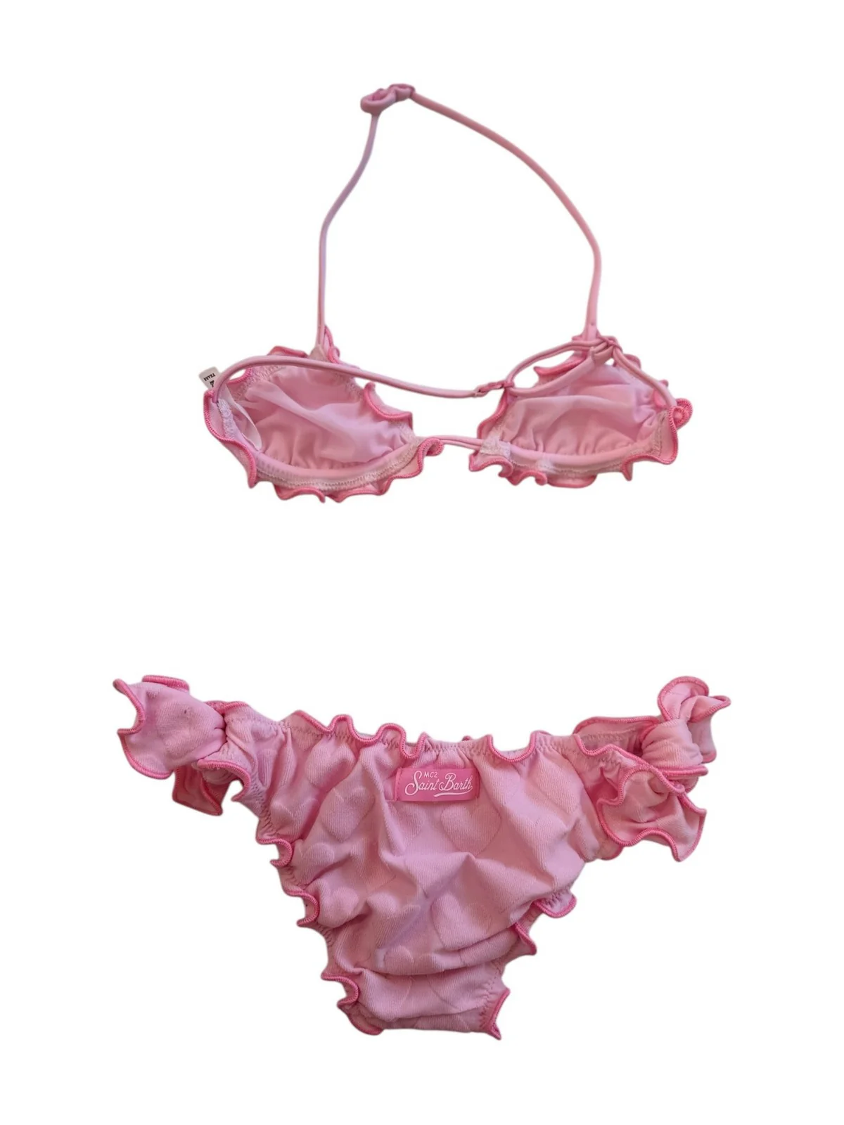 MC2 SAINT BARTH Costume da bagno Bambine e ragazze  CRIS 00025H LYCRA EMBOSSED HEART 20 - Image 2