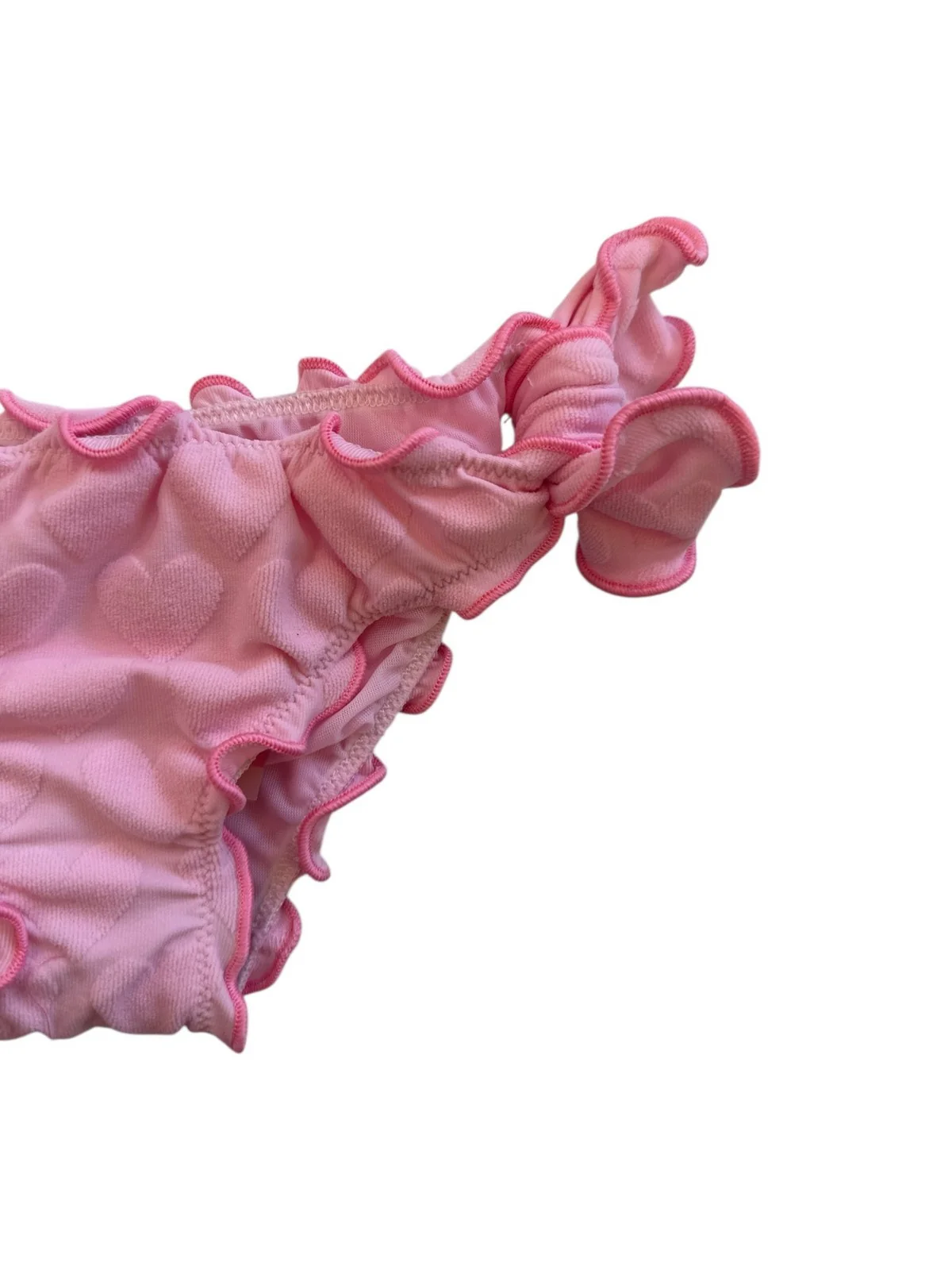 MC2 SAINT BARTH Costume da bagno Bambine e ragazze  CRIS 00025H LYCRA EMBOSSED HEART 20 - Image 3