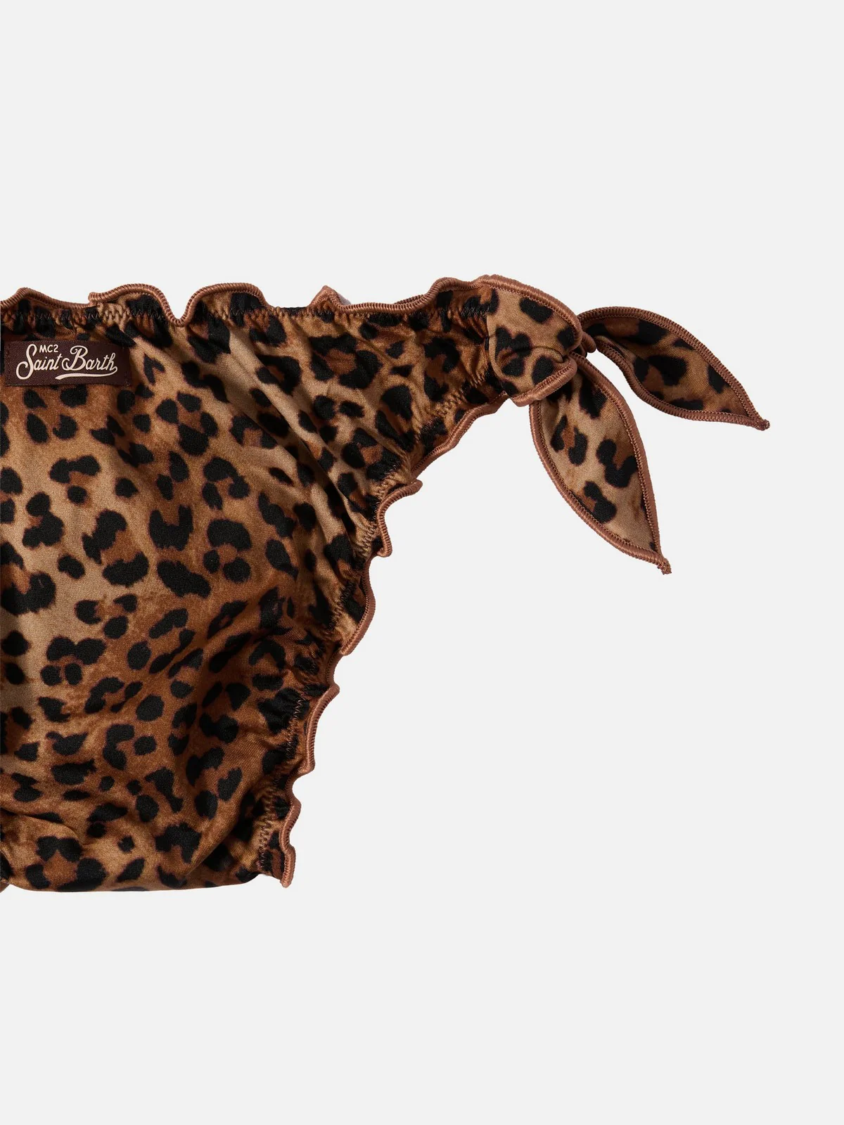 MC2 SAINT BARTH Costume da bagno Bambine e ragazze  CRIS 00190L SAND LEOPARD 19 - Image 3