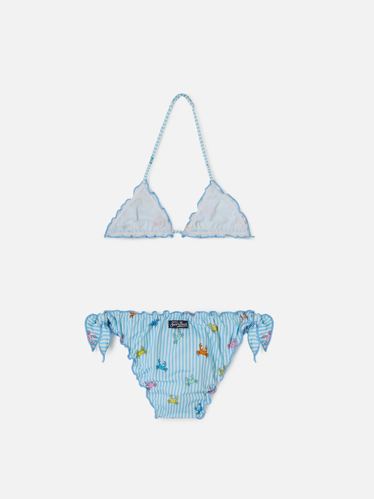 MC2 SAINT BARTH Costume da bagno Bambine e ragazze  CRIS 01081L PINCHY MULTI STRIPES 30 - Image 2