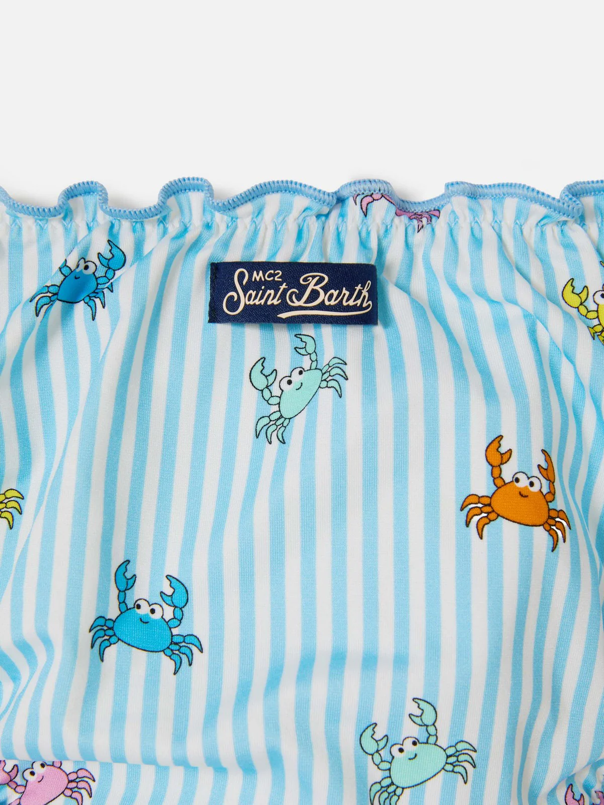 MC2 SAINT BARTH Costume da bagno Bambine e ragazze  CRIS 01081L PINCHY MULTI STRIPES 30 - Image 3