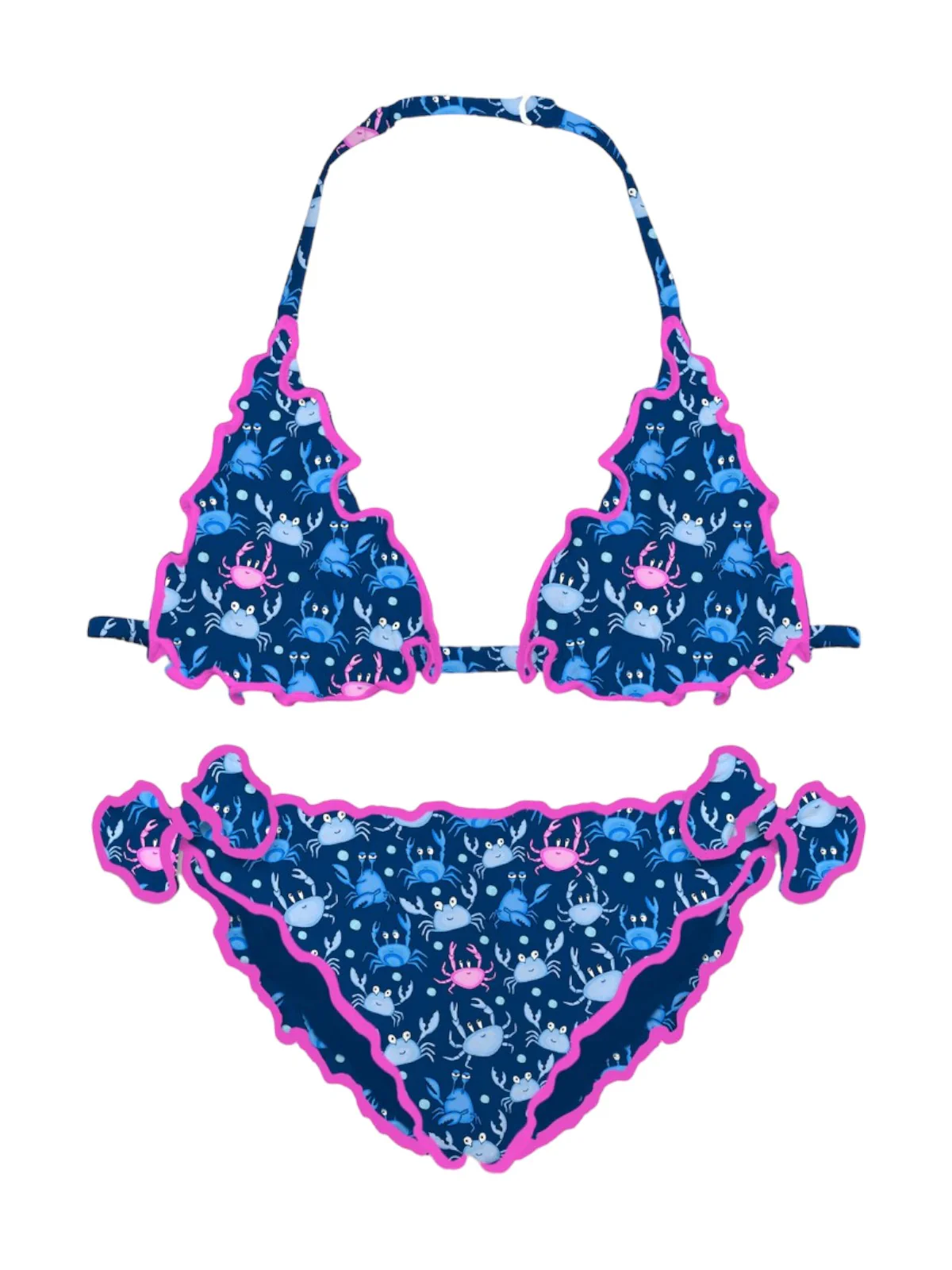 MC2 SAINT BARTH Costume da bagno Bambine e ragazze CRIS 04052D Blu