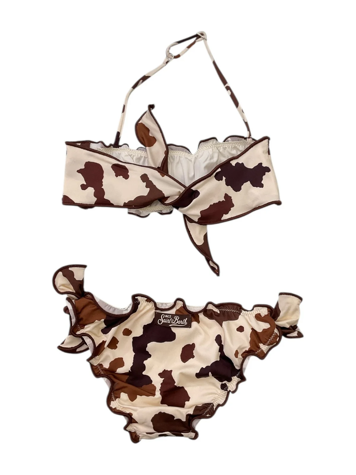 MC2 SAINT BARTH Costume da bagno Bambine e ragazze  EMY 00997L COW SKIN 10 - Image 3