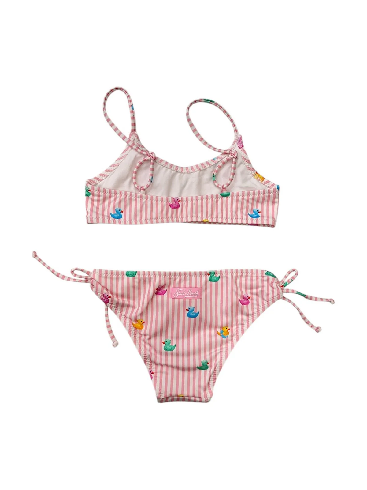 MC2 SAINT BARTH Costume da bagno Bambine e ragazze  JAIDEN 04141L DUCKY PASTEL STRIPES S 21 - Image 3