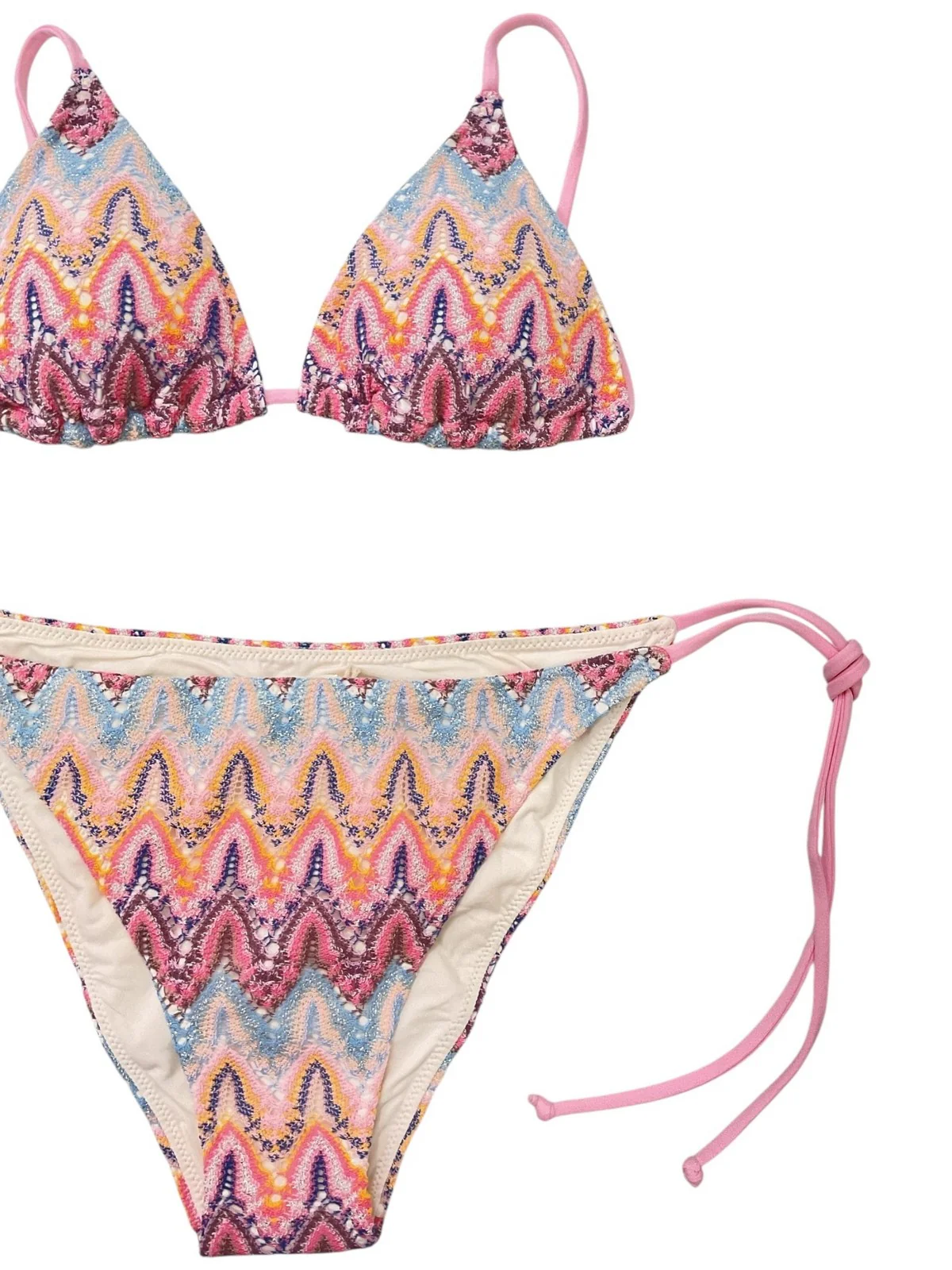MC2 SAINT BARTH Costume da bagno Bambine e ragazze  LEAH TEEN 03236L RACHEL TWIST PASTEL - Image 2