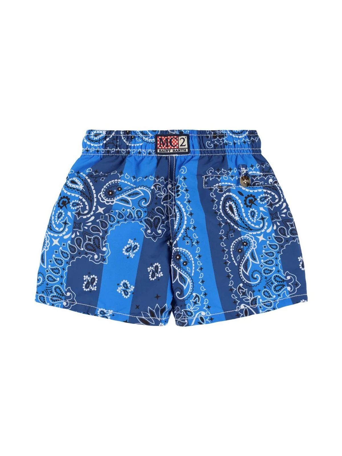 MC2 SAINT BARTH Costume da bagno Bambini e ragazzi  CAPRESE JR 01693H BANDANNA ROUND STRIPES 6117 - Image 2