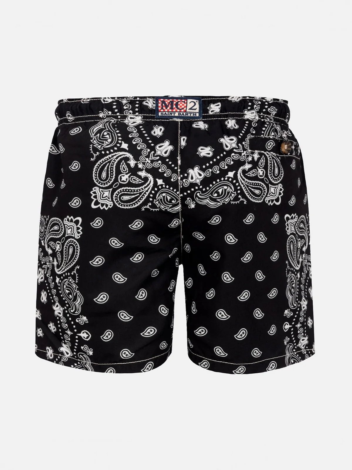 MC2 SAINT BARTH Costume da bagno Bambini e ragazzi  CAPRESE JR 01701H Nero - Image 2